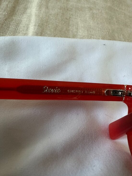 Stevie Sunglasses by Sardine in Cherry Bomb - Red